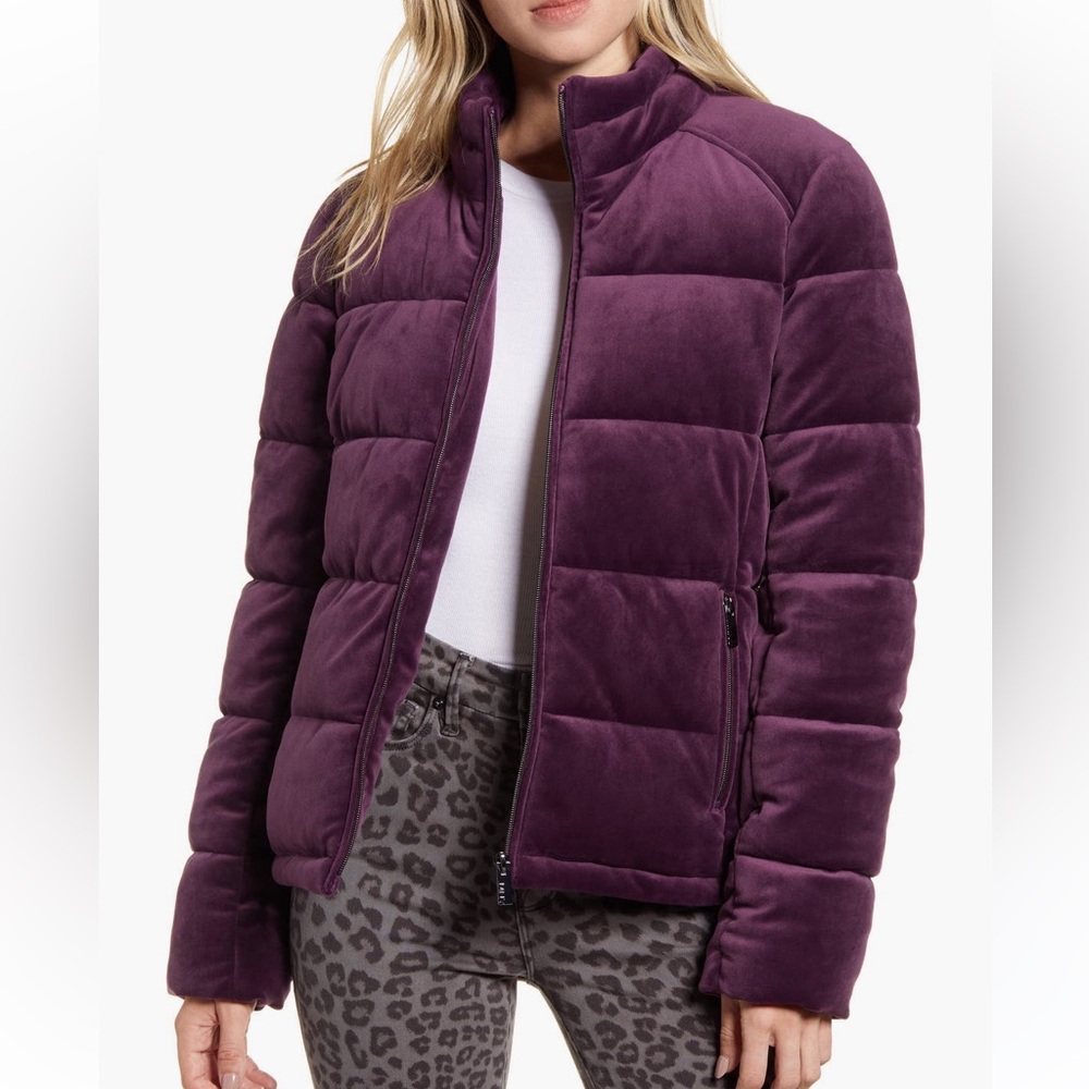 Marc New York velvet puffer jacket